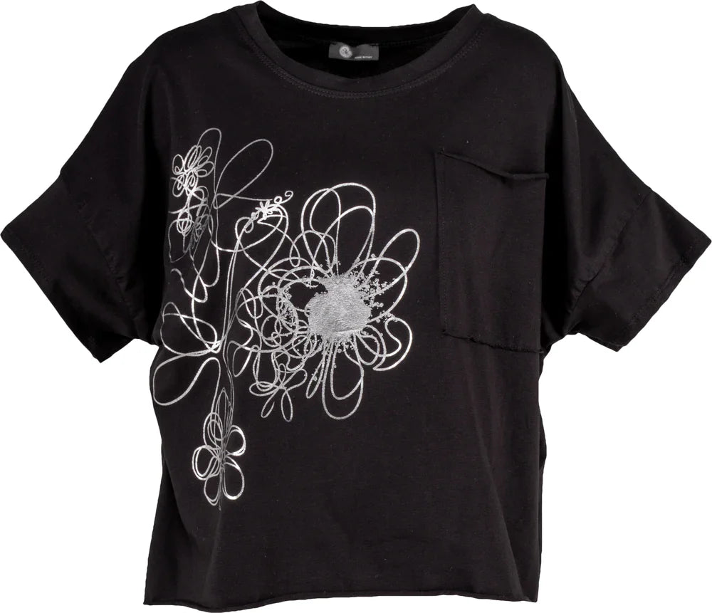 Foil Top With Flower Design