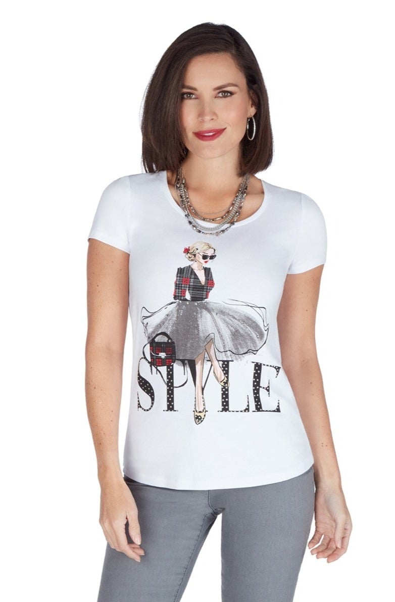Tricotto Great Style Dress Stretch T-Top