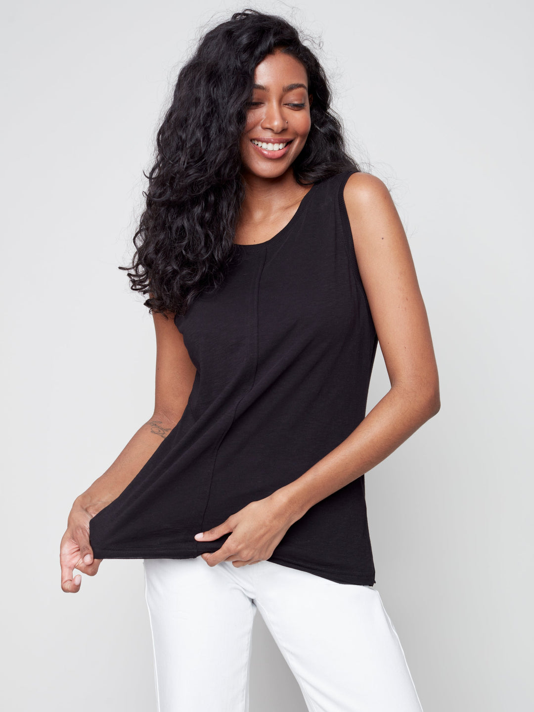 Organic Cotton Sleeveless Top