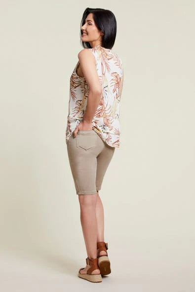 Fly-Front Bermuda Short