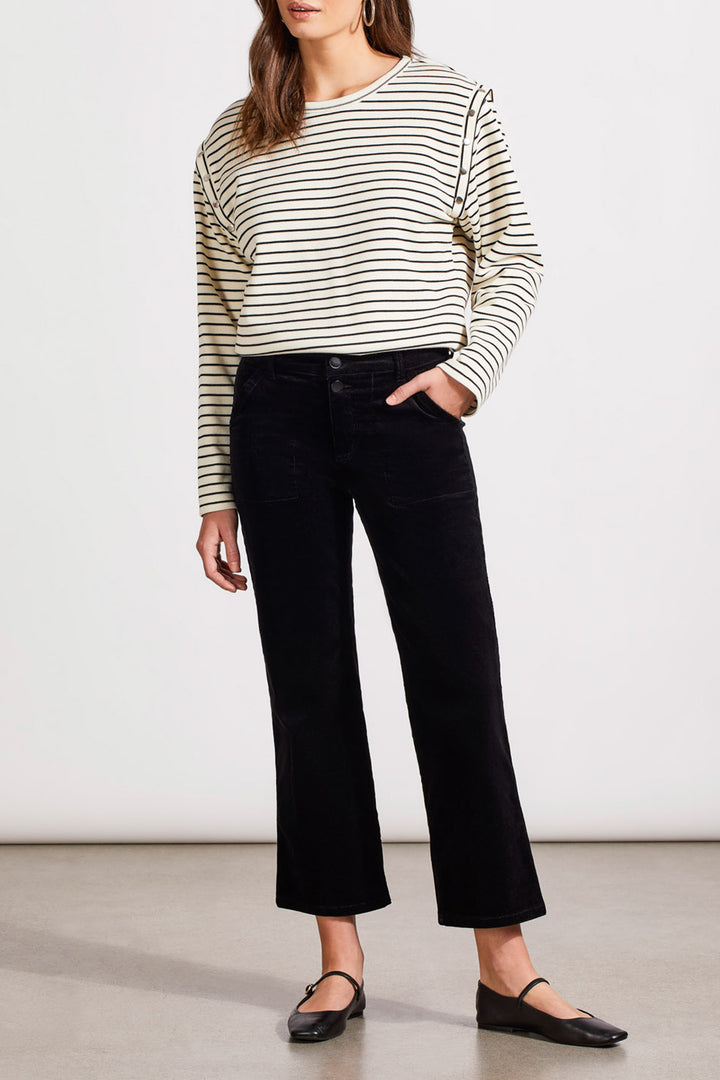 Stretch Corduroy Straight Leg Pant