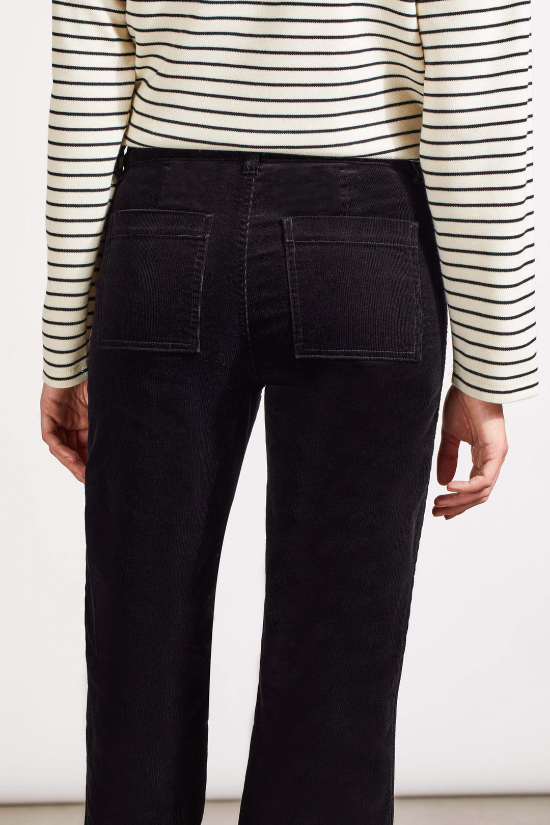 Stretch Corduroy Straight Leg Pant