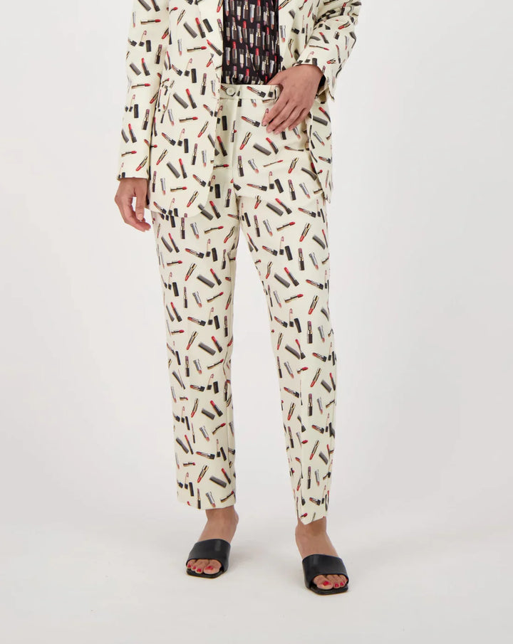 Lipstick Allover Print Pant