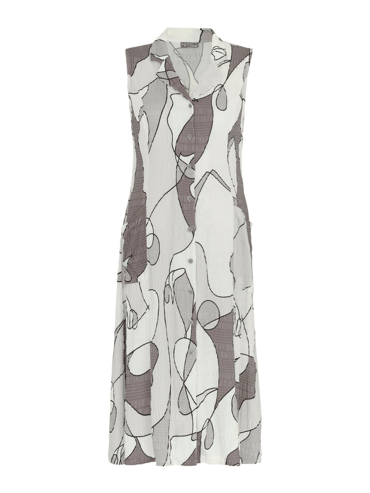 Gaufre Fab Print Dress