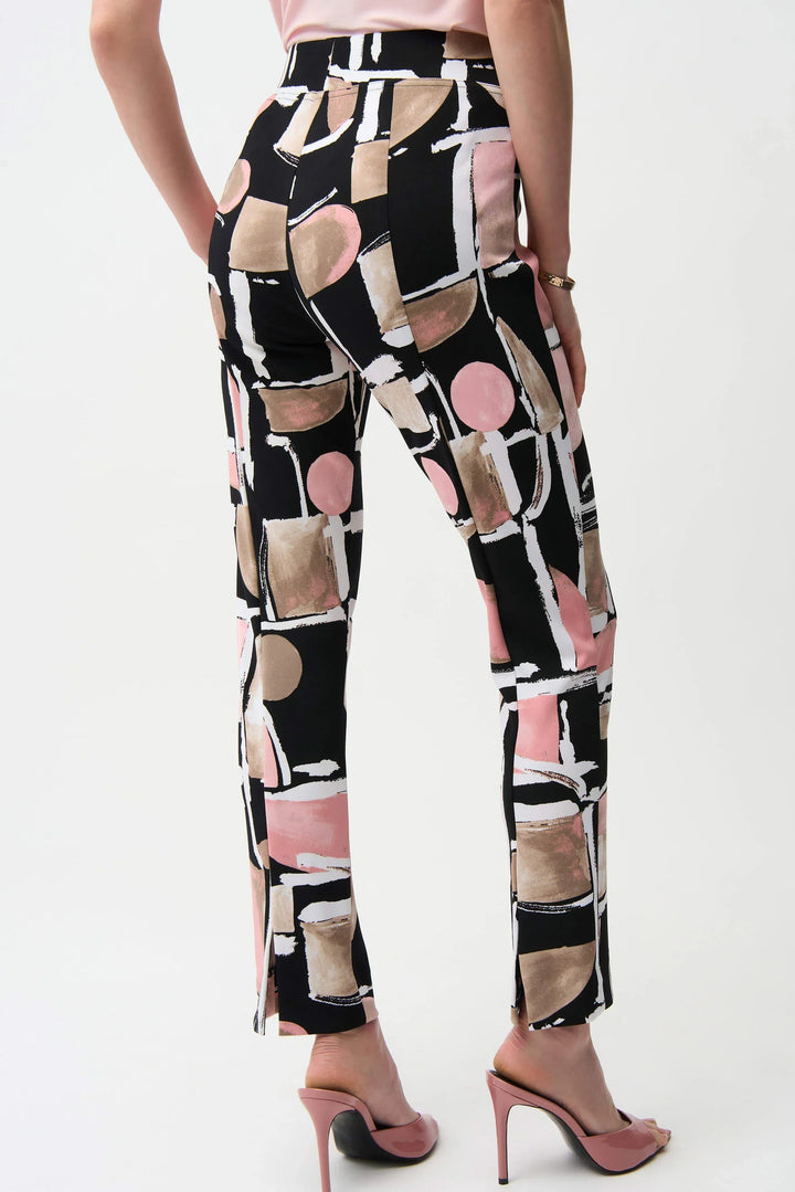 Abstract Silky Knit Pant