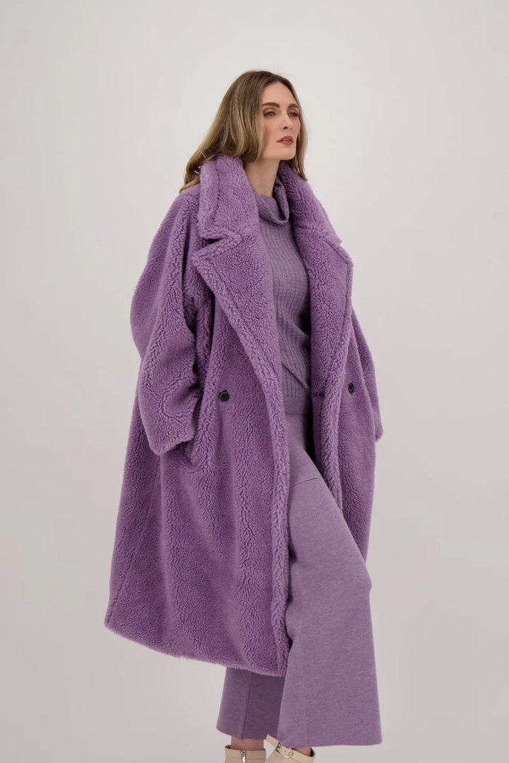 Faux Berber Long Coat