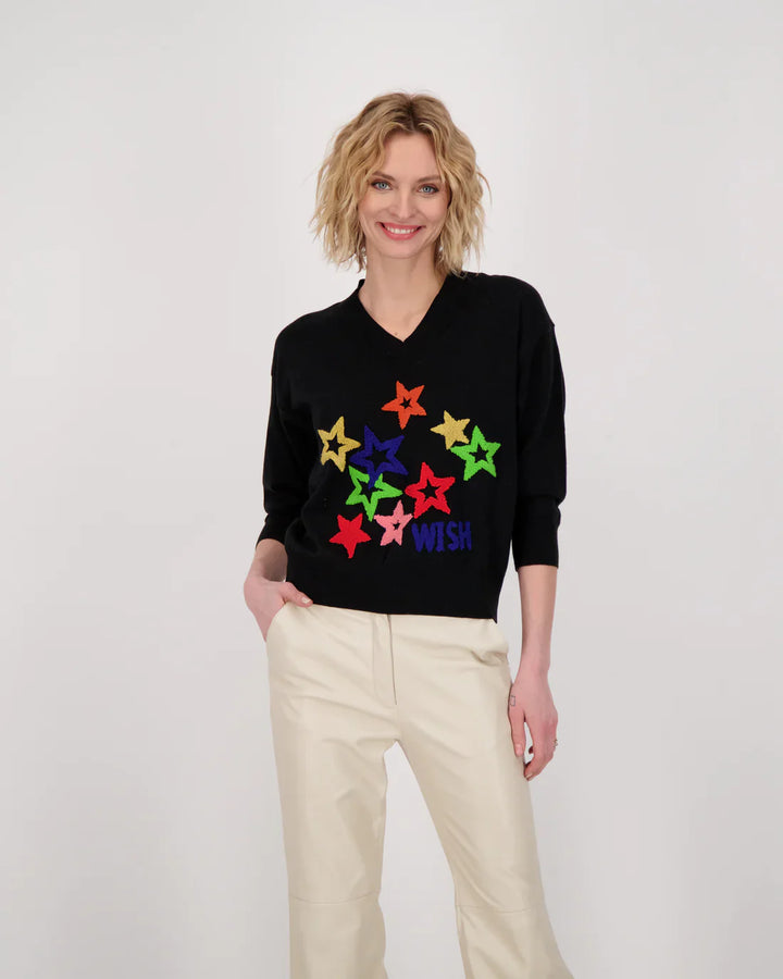 Star Applique Sweater