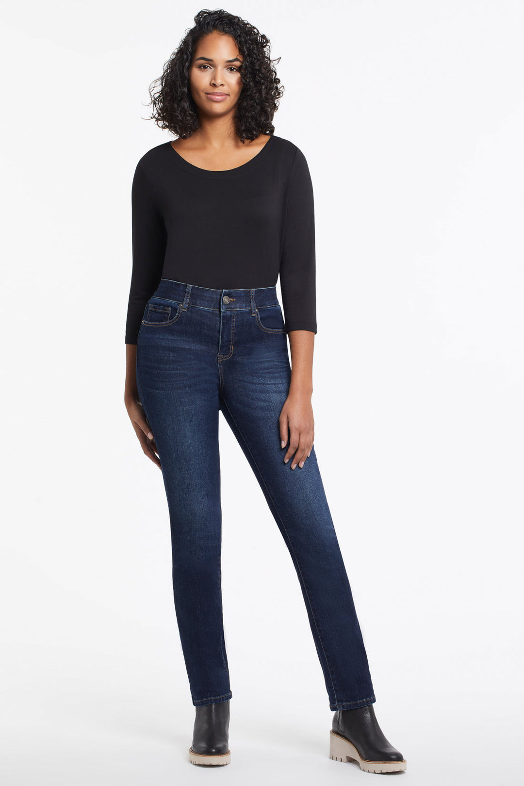 Sophia 5 Pocket Curvy Straight Pant