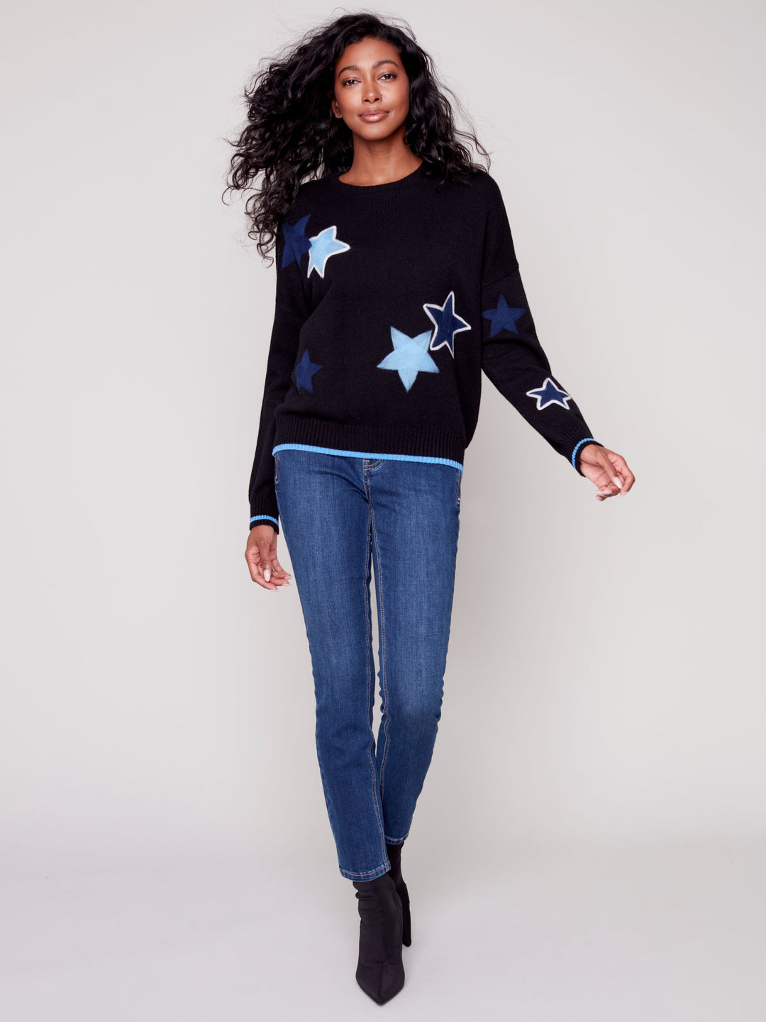 Super Plush Star Print Top