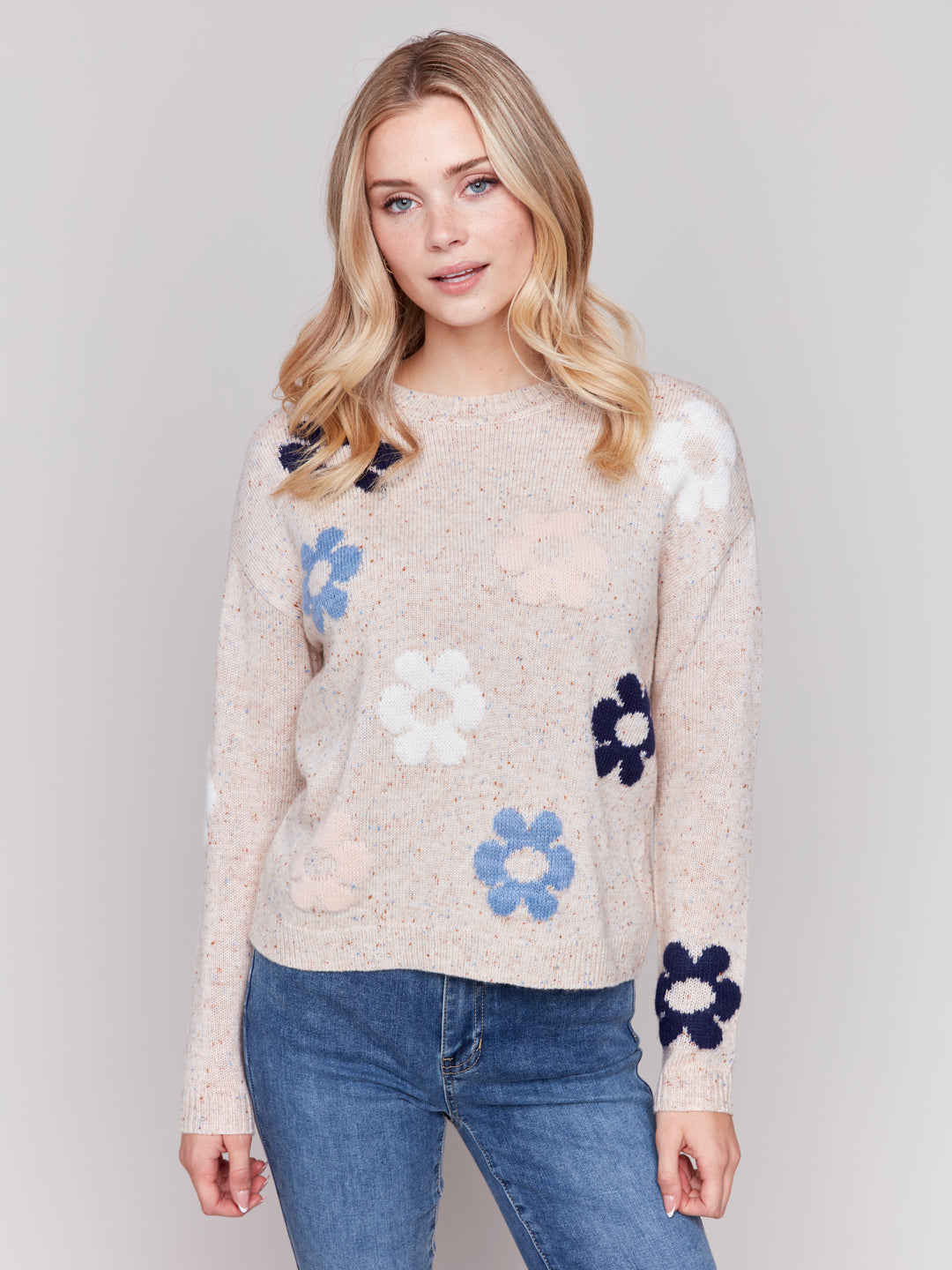 Embryoid Flowers Plushy Sweater