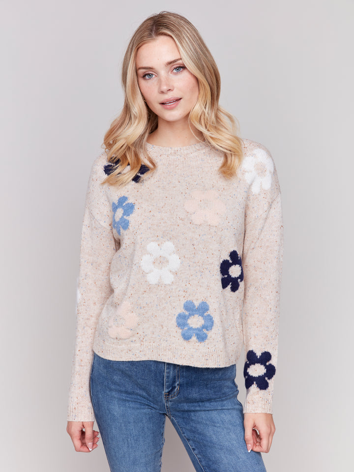 Embryoid Flowers Plushy Sweater