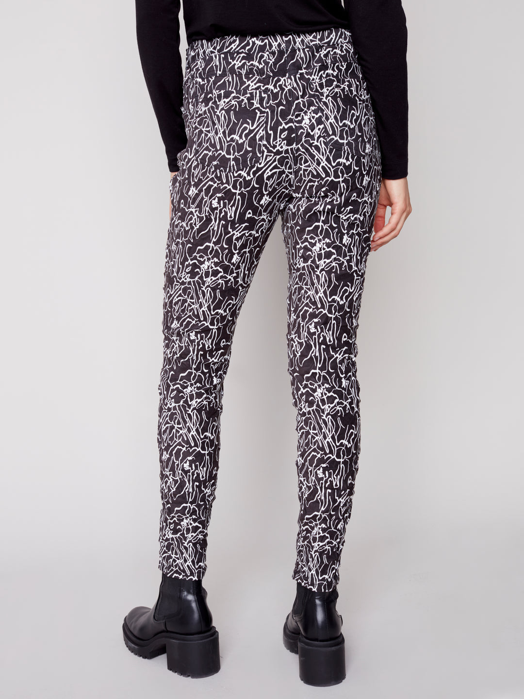 Bow Bottom Twill Pant