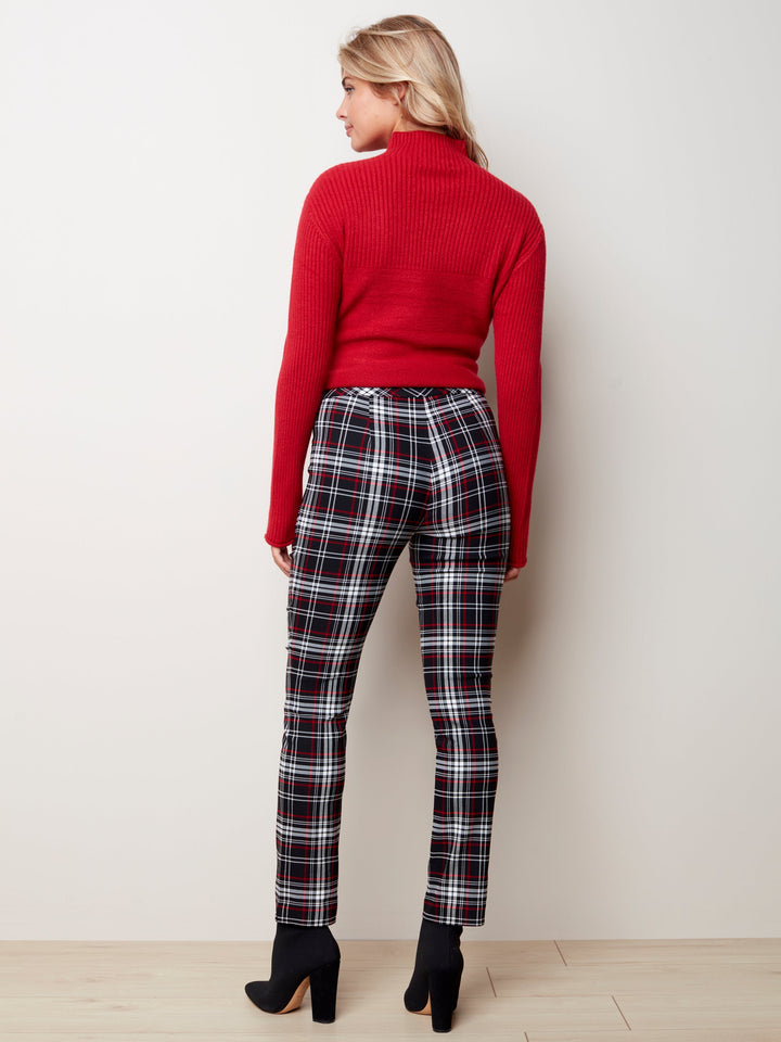 Great Plaid Knit Pant