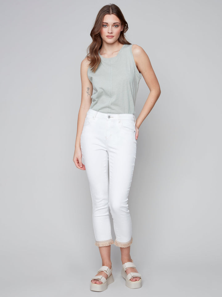 Mid-Rise Relaxed Leg Denim Pant