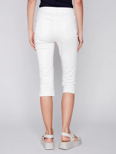 Stretch Denim Capri