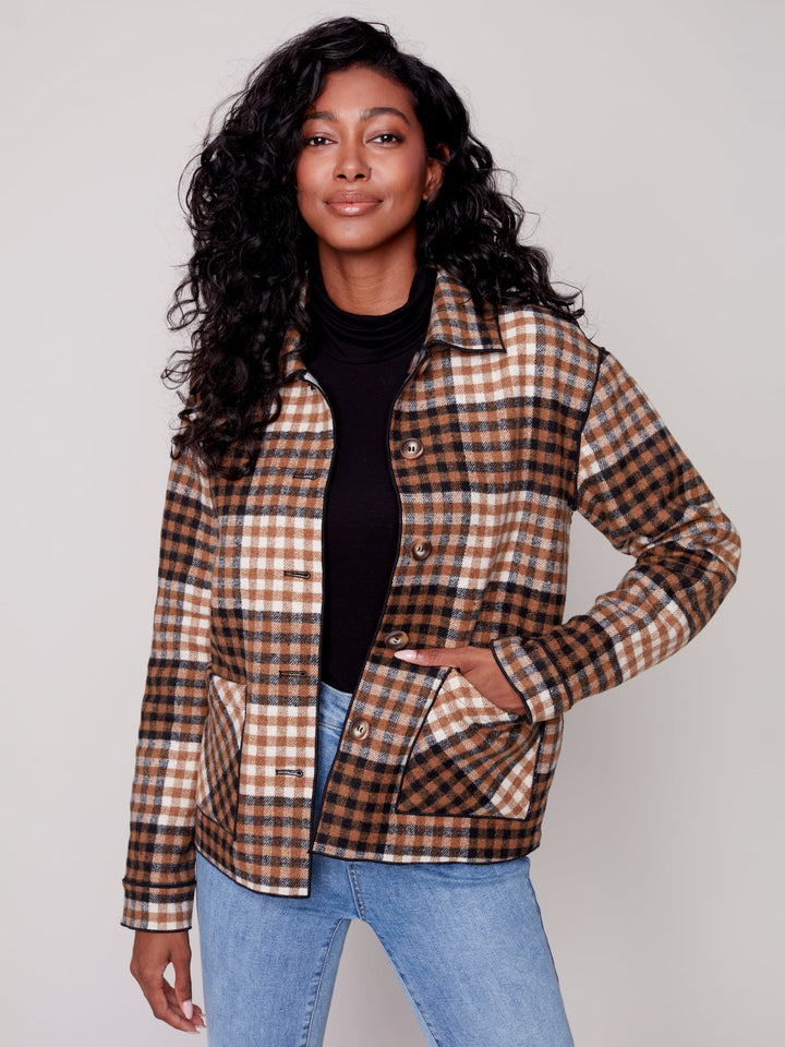 Reversible Plaid Jacket