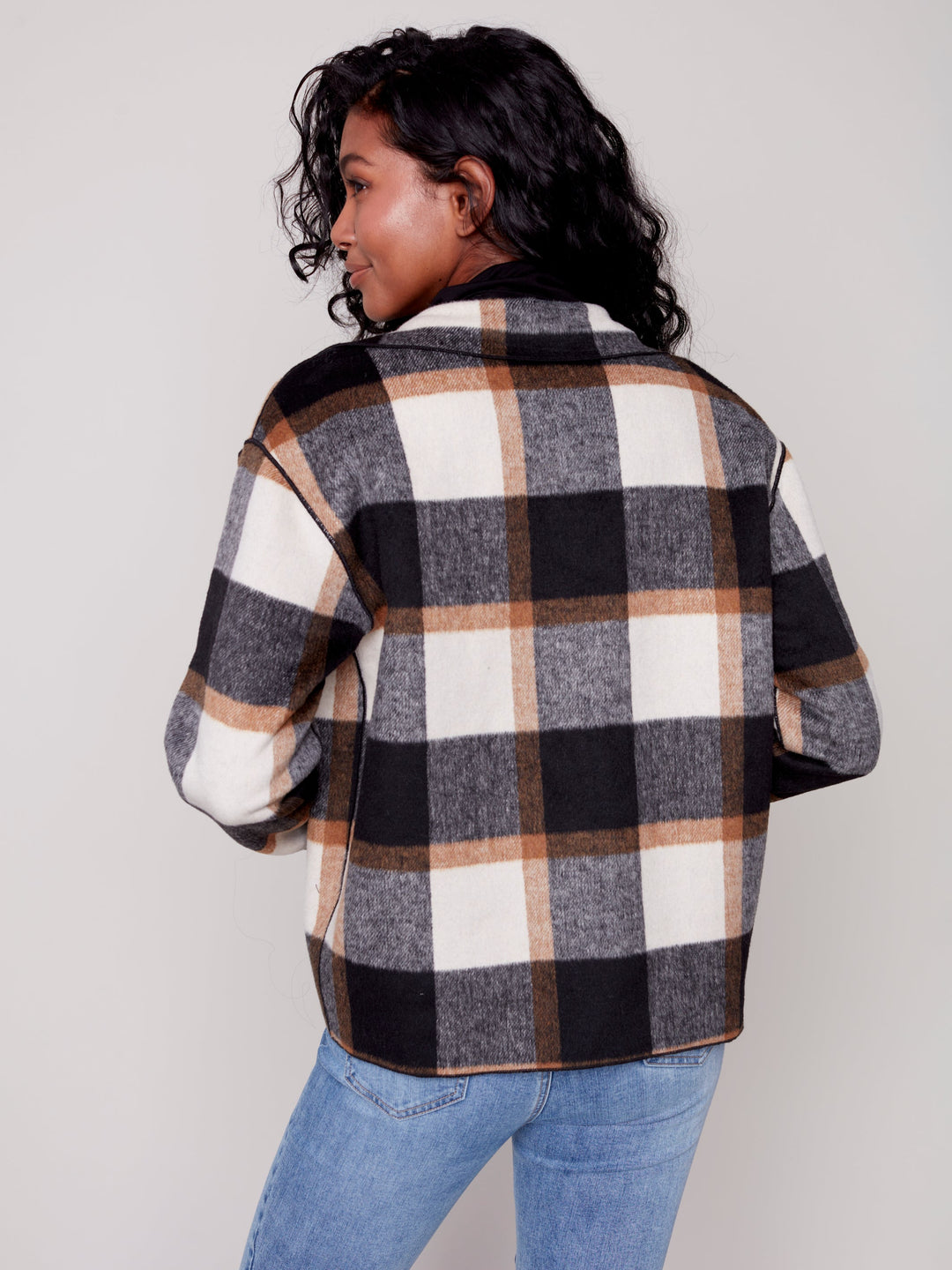 Reversible Plaid Jacket