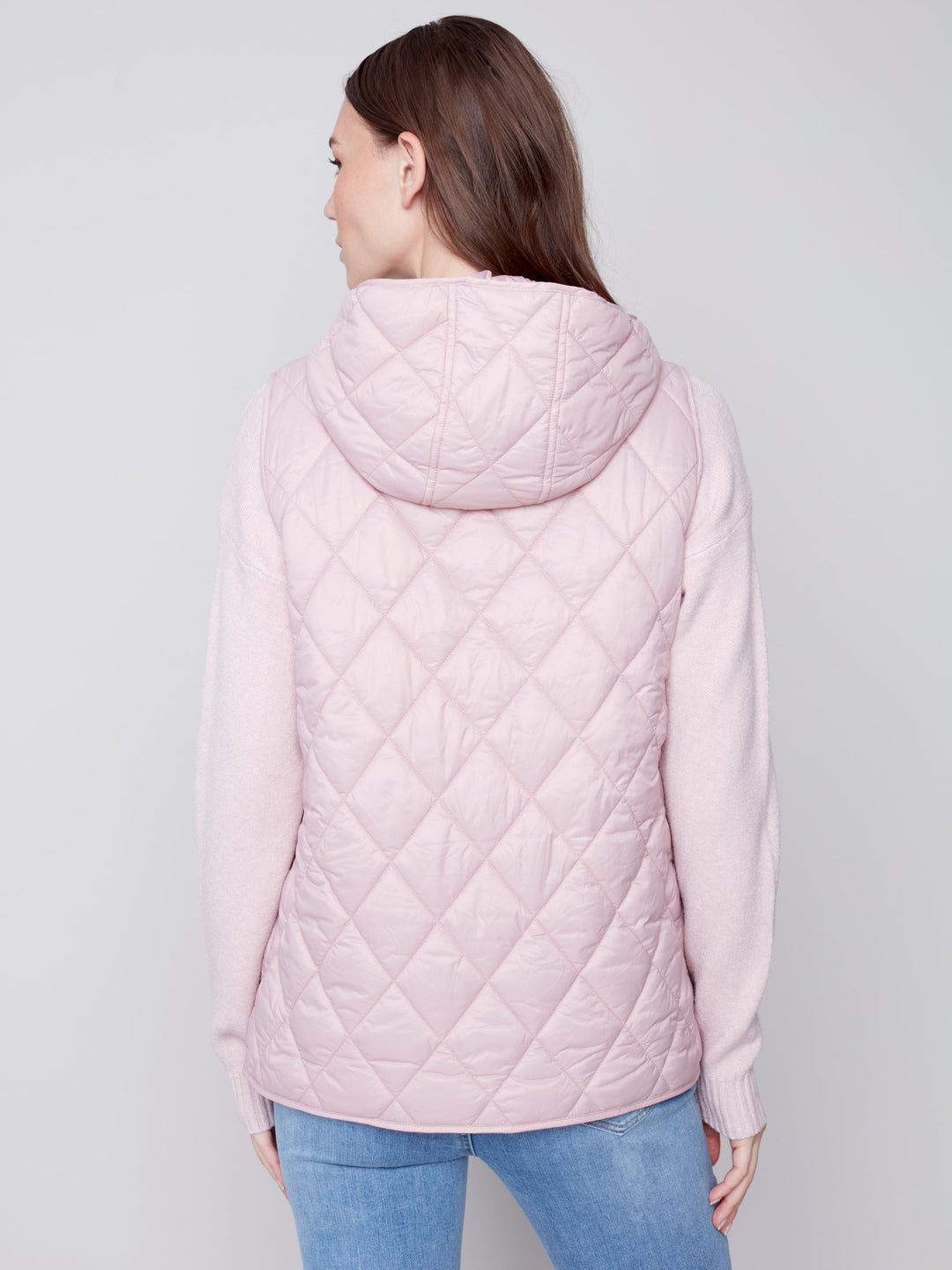 Hooded Quilted Puffer Vest