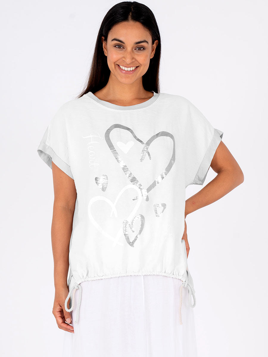 Lots of Heart Tie Top