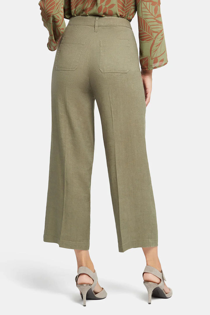 Wide Leg Cropped Cargo