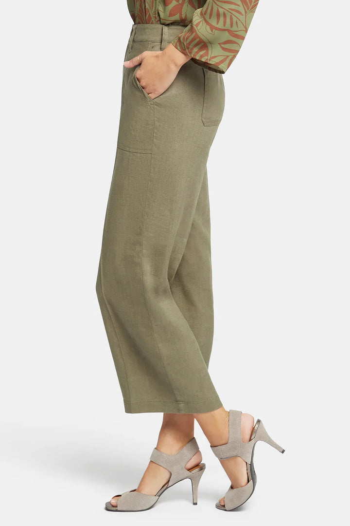 Wide Leg Cropped Cargo