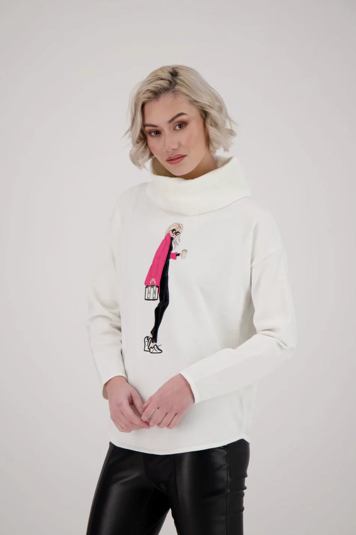 On the Move Mock Neck Sweater