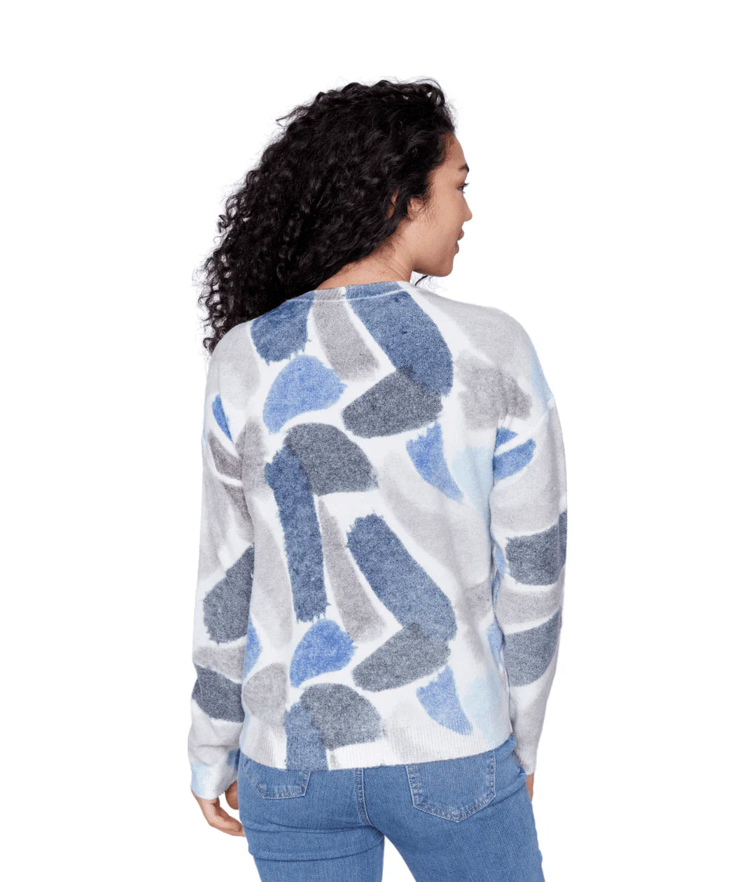 Printed Reversible Plushy Sweater