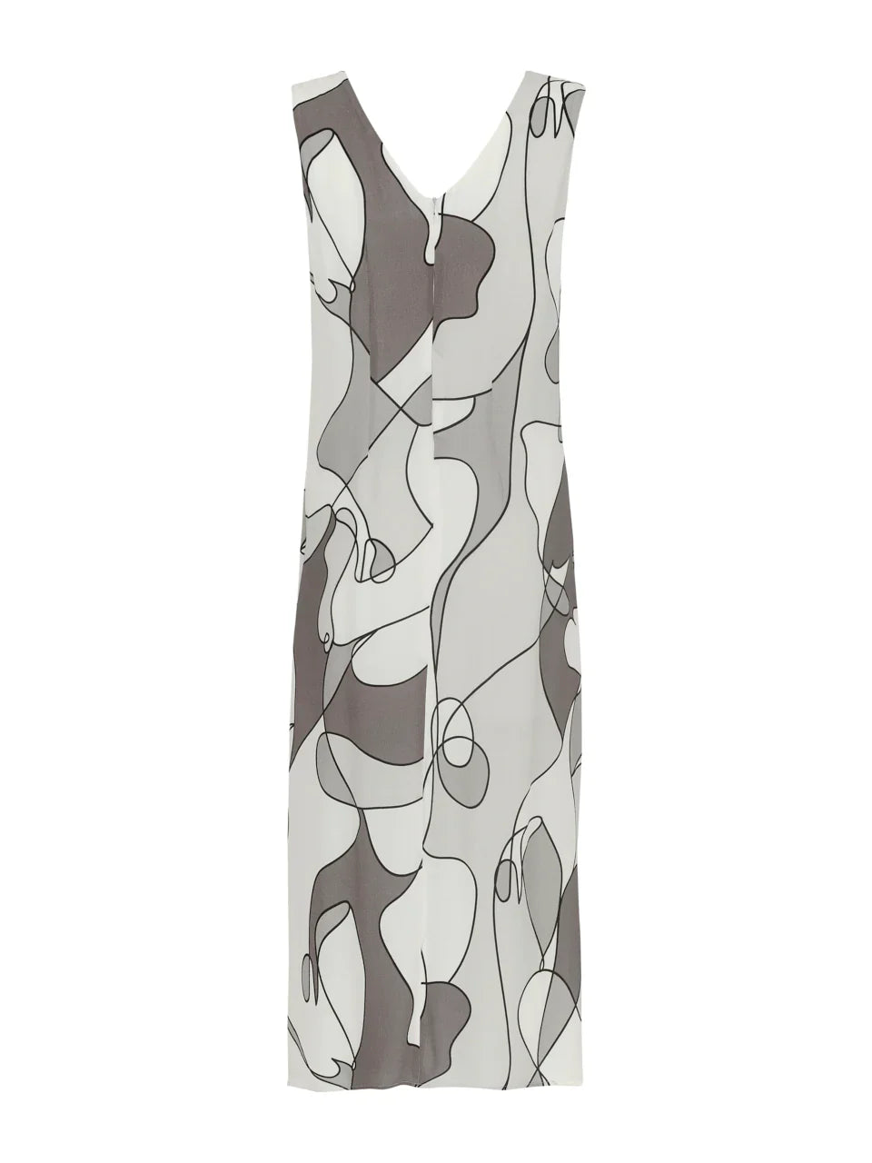 Gaufre Fabolus Print Sleeveless Dress