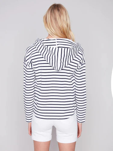 Striped V-Neck Top