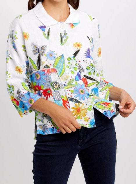 Art Garden Print Jacket