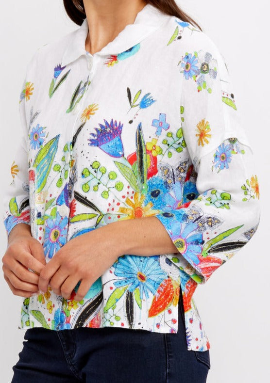 Art Garden Print Jacket