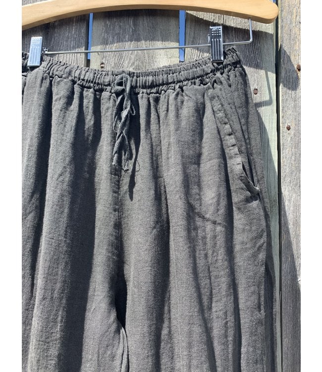 Linen Drawstring Pant