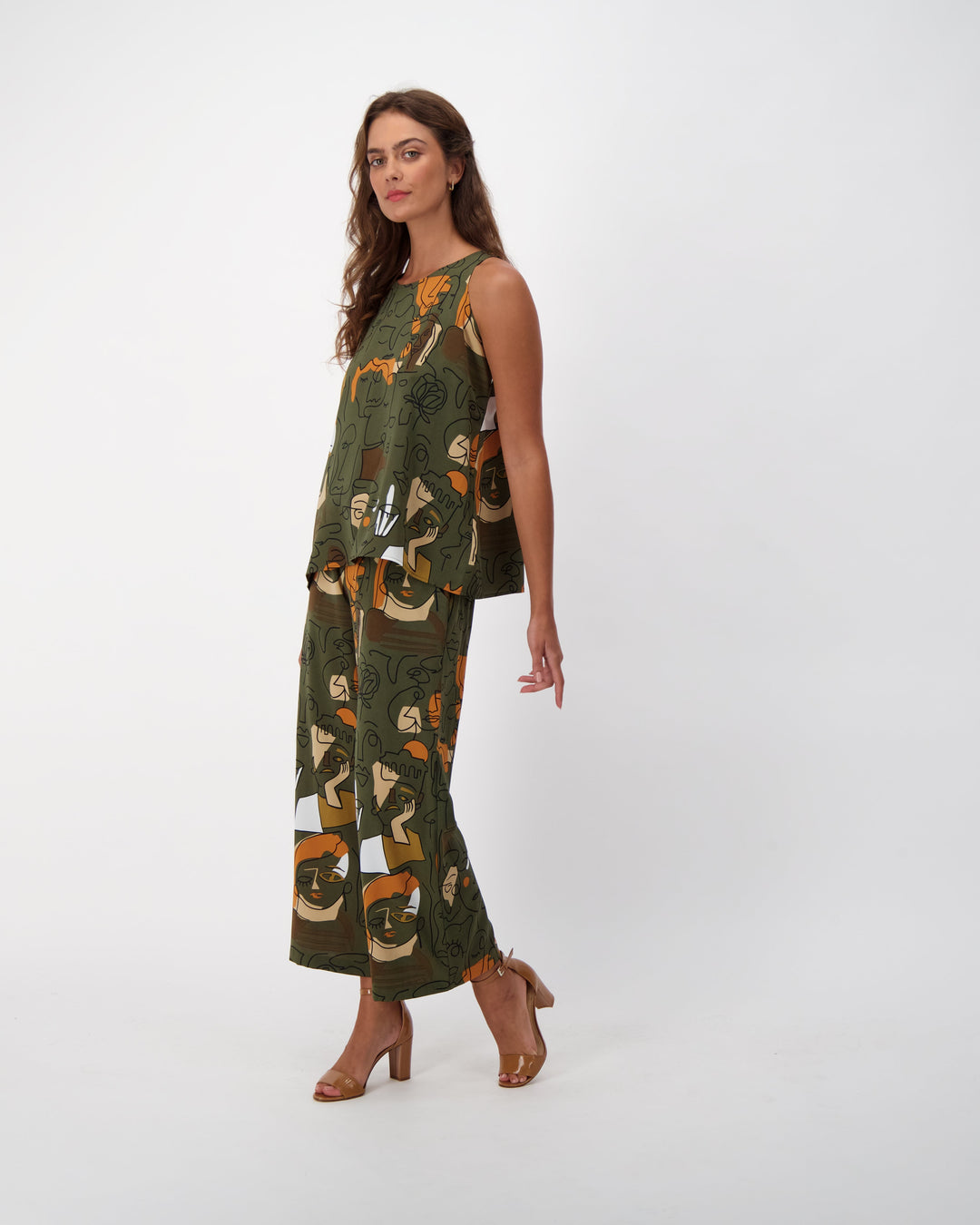 Picasso Art Sleeveless Top