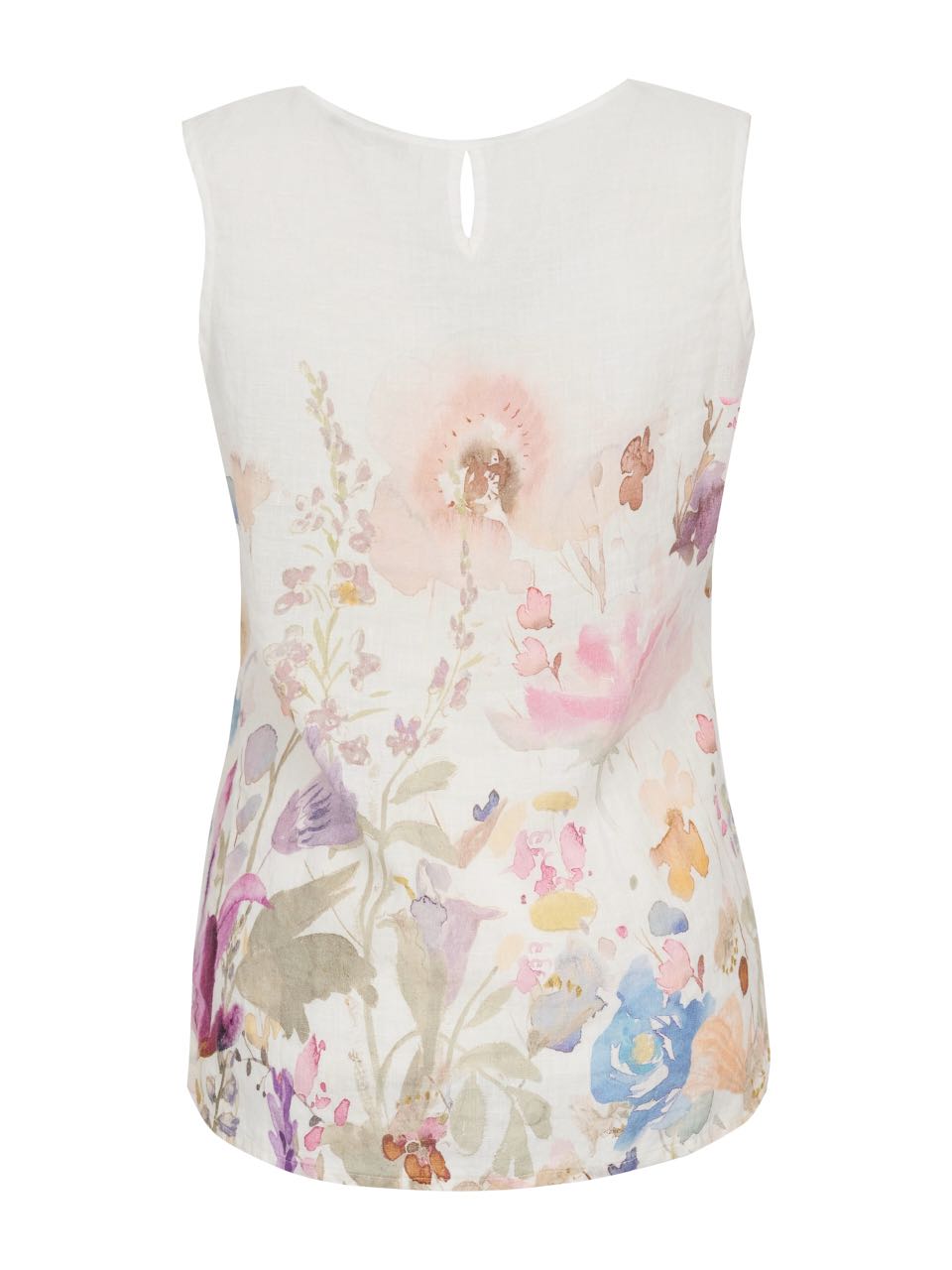 Linen Floral Tank