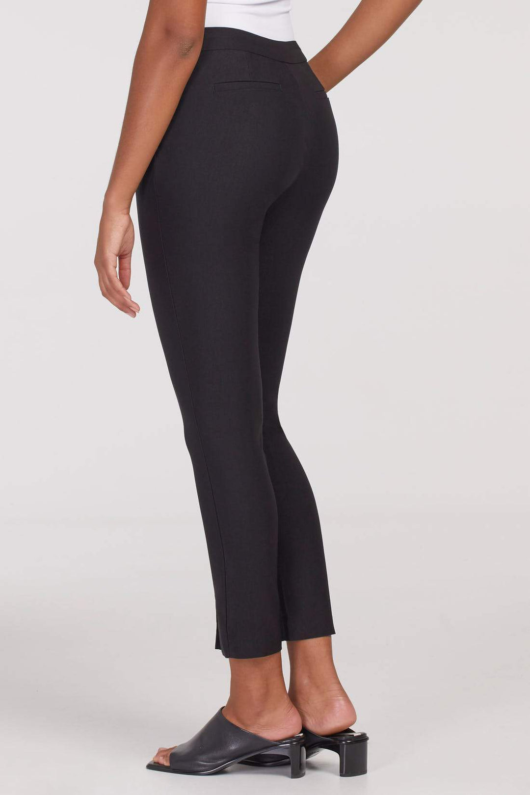 Drop Waist Ankle Pant with Slit