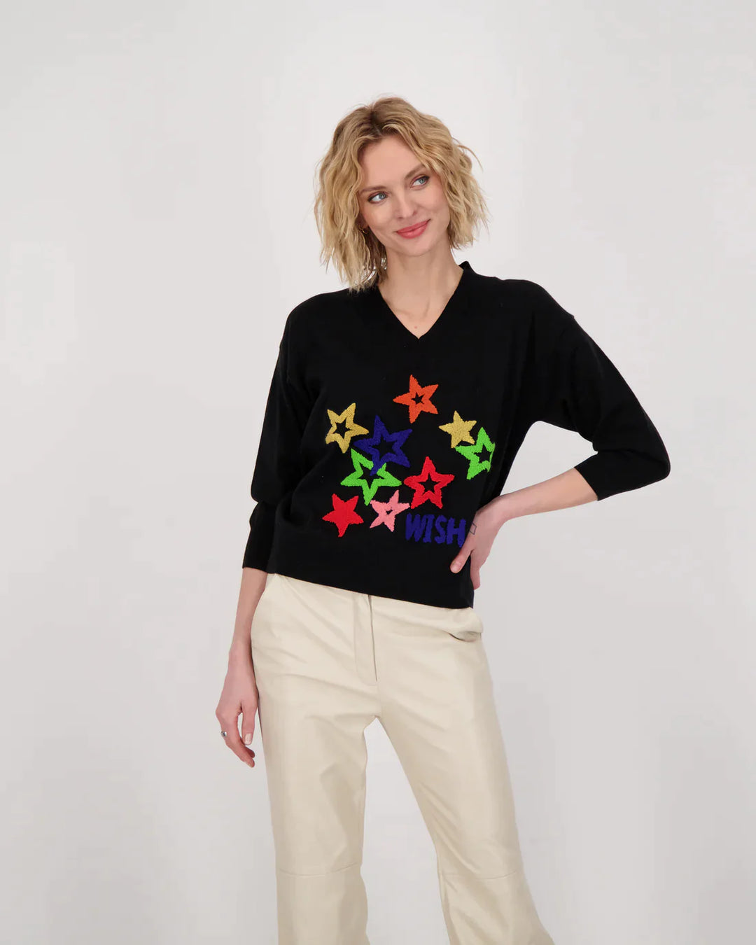 Star Applique Sweater