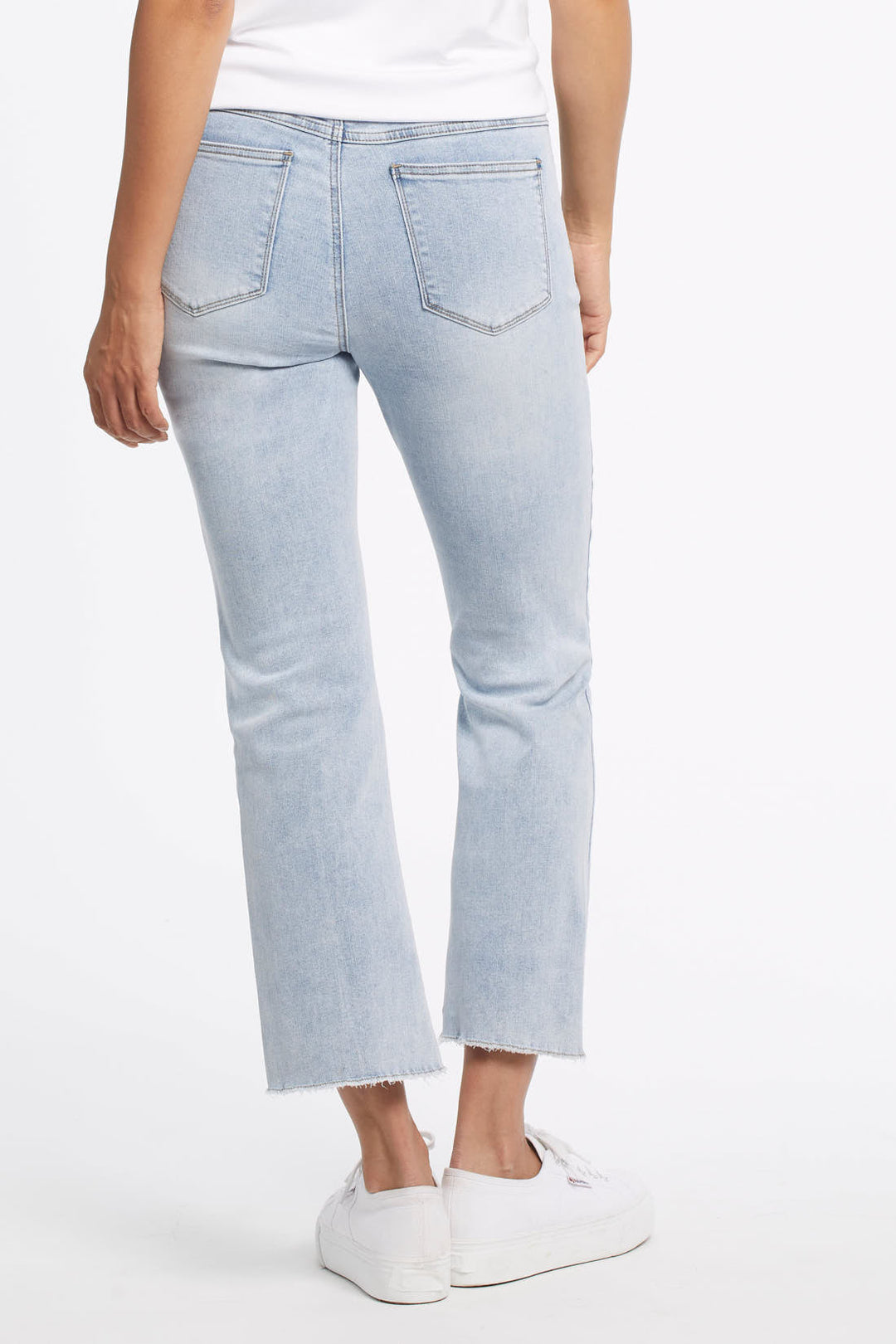 Audrey pull on straight crop jean