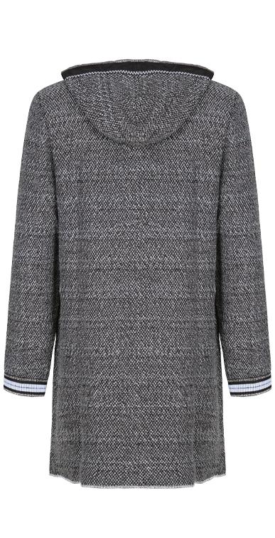 Great Boucle/Solid Cool Cardigan- Plus
