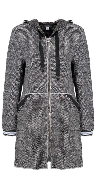 Great Boucle/Solid Cool Cardigan- Plus
