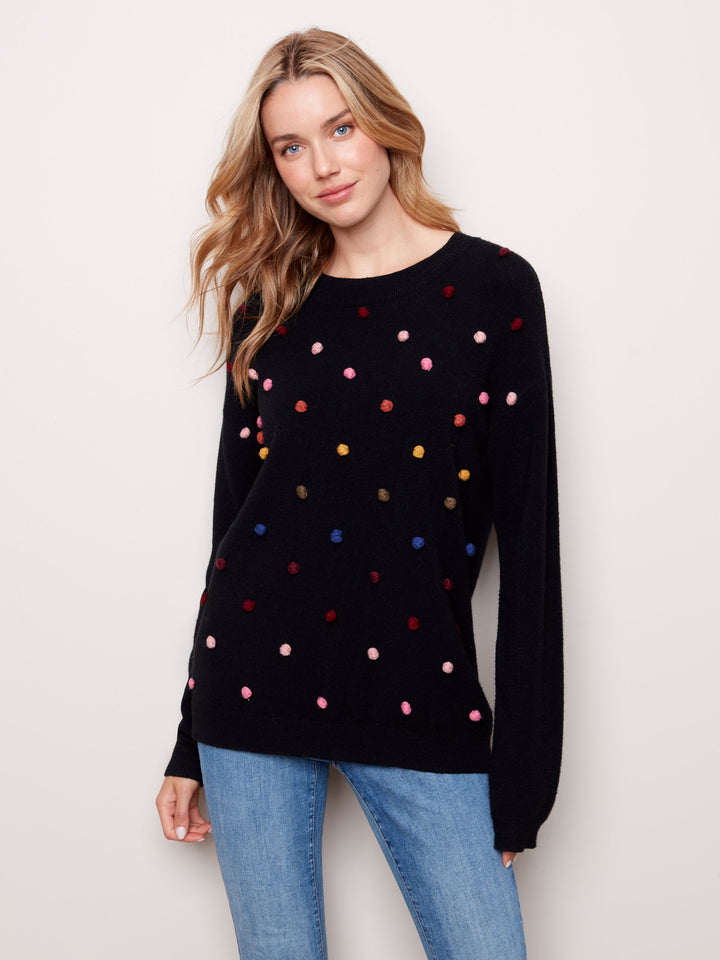 Multi-Dot Soft Sweater