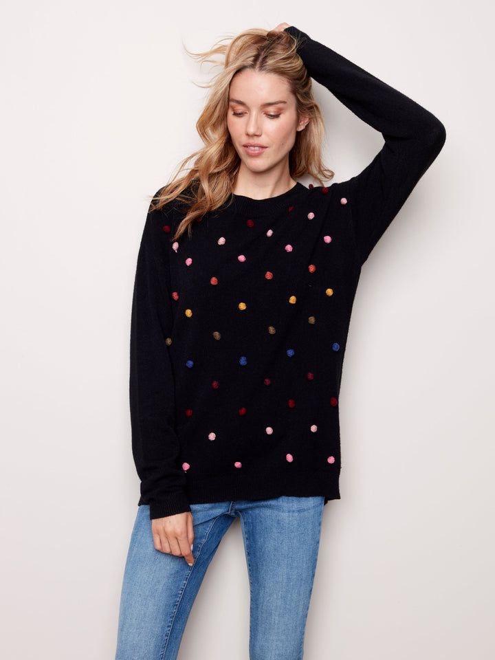Multi-Dot Soft Sweater