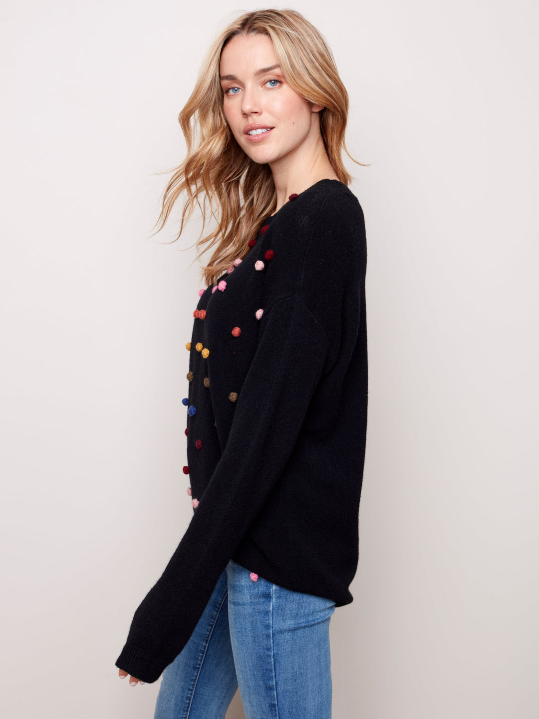 Multi-Dot Soft Sweater