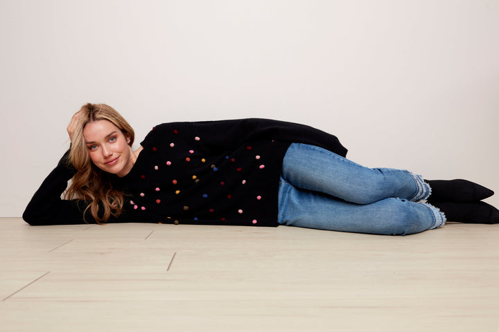 Multi-Dot Soft Sweater