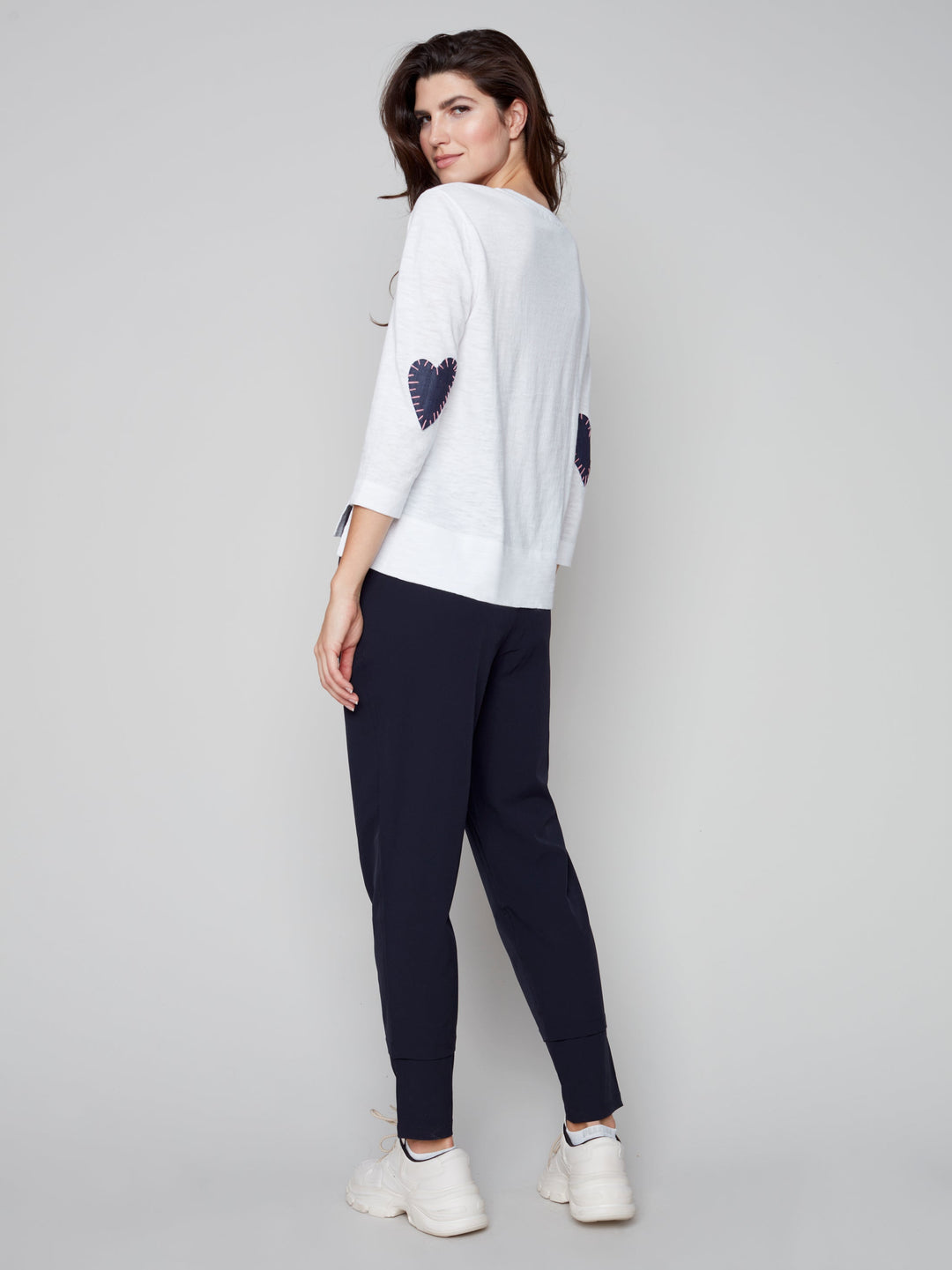 Long Sleeve Hearts Top