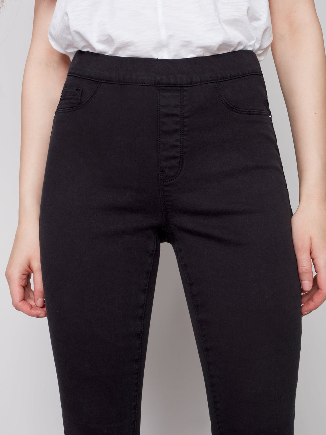 Mid Rise Skinny Stretch Denim Pant