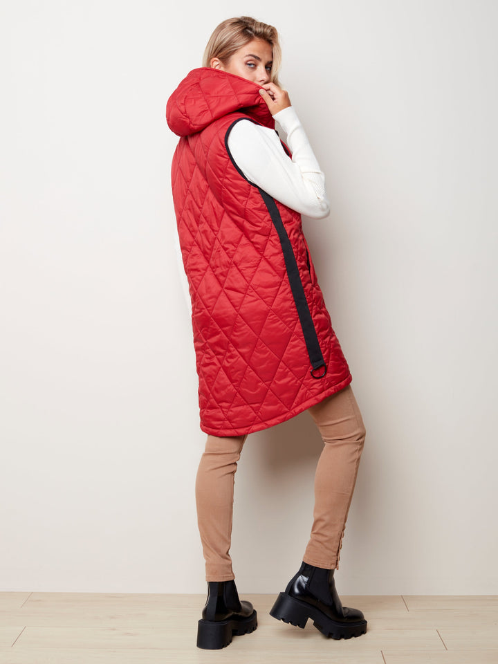 Quilted Puffer Zip Vest