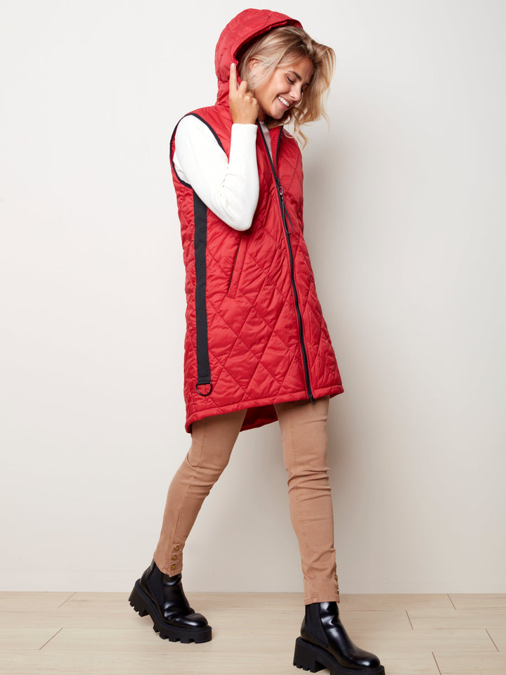 Quilted Puffer Zip Vest