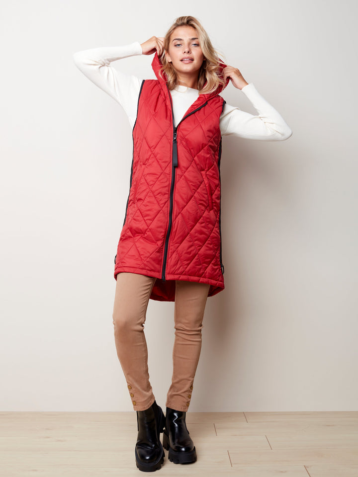 Quilted Puffer Zip Vest
