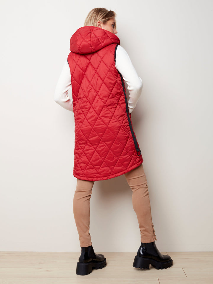 Quilted Puffer Zip Vest
