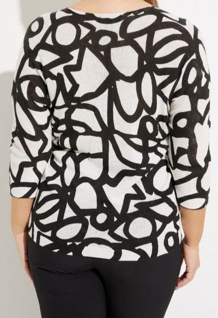 Printed Short Sleeve Top